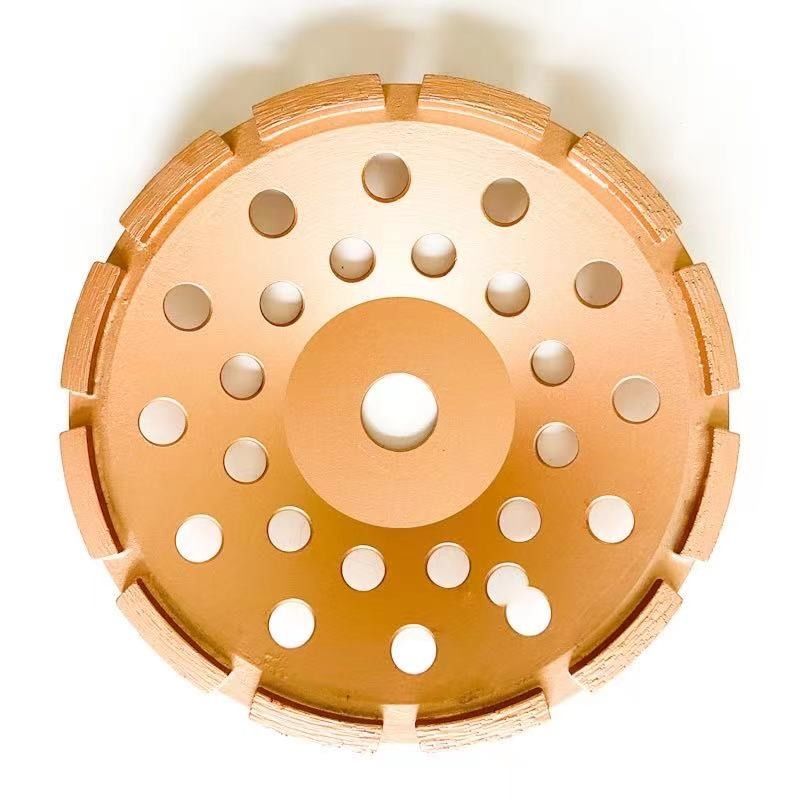 O laser da fábrica 7inch soldou a roda de 180mm Diamond Single Row Grinding Cup para o concreto, pedra, materiais de construção duros