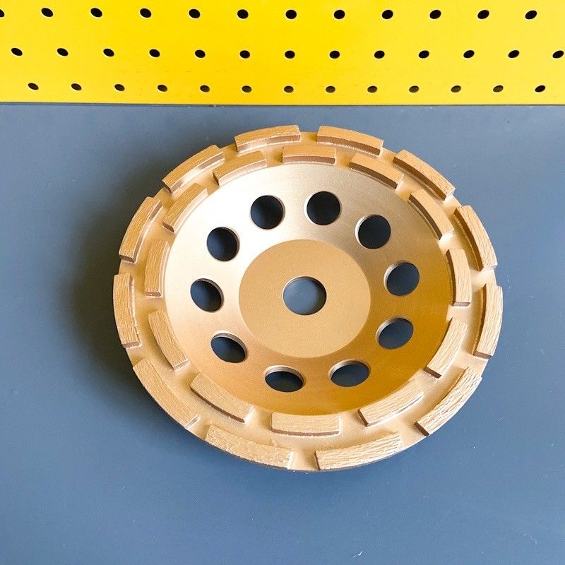 230mm roda do copo de Diamond Cup Wheel Double Row de 9 polegadas para os materiais de construção duros de pedra