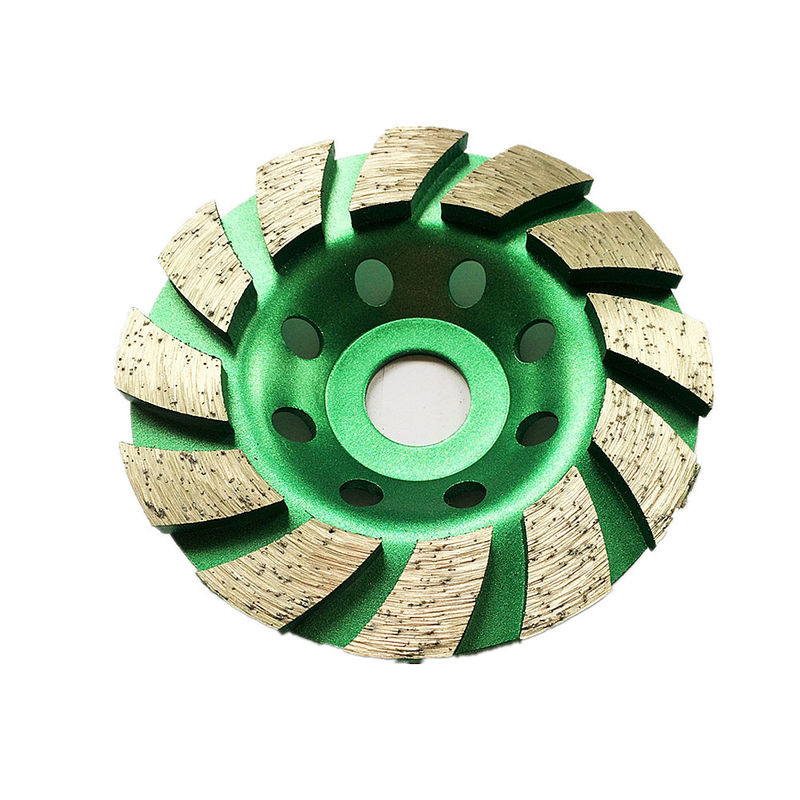 O laser 4inch de alta qualidade soldou a roda de 105mm Diamond Segmented Turbo Grinding Cup para o concreto, pedra, material de construção