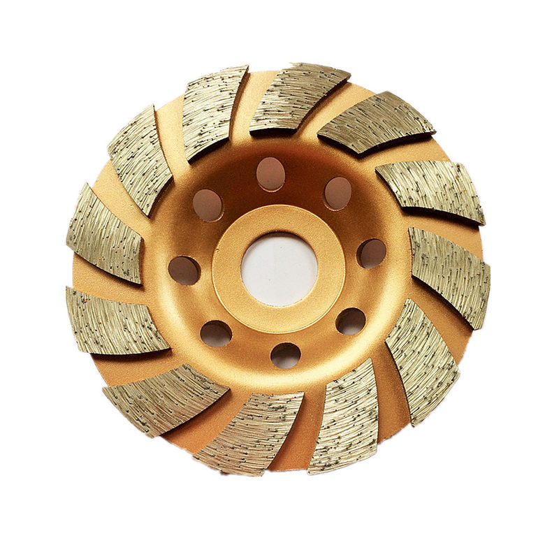 o laser 4.5inch soldou Diamond Turbo Grinding Cup Wheel segmentado 115mm para o concreto, pedra, material de construção