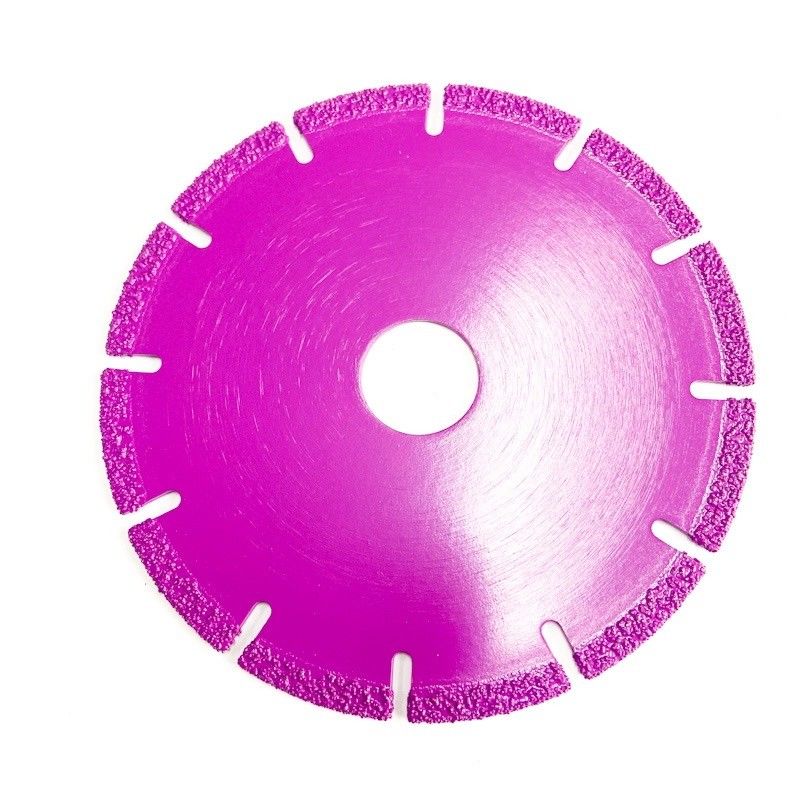 O vácuo 100×1.4/2.2×5×20×12T de alta qualidade soldou a indústria de processamento de Diamond Saw Blade For Machinery