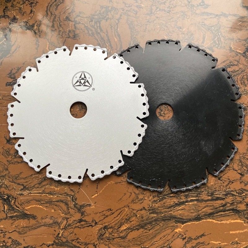 O bom vácuo do olhar 5inch 125×1.4/2.4×8×9T×22.23 soldou o mármore plástico cerâmico da pedra de Diamond Grinding Cutting Disc For