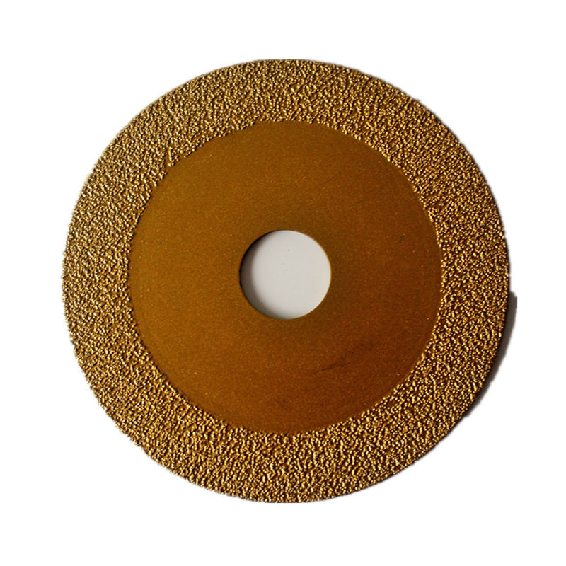 o vácuo de 100×1.0/1.8×15×20mm soldou a emergência de aço inoxidável do fogo do metal do mármore do ferro fundido de Diamond Saw Blade For Cutting