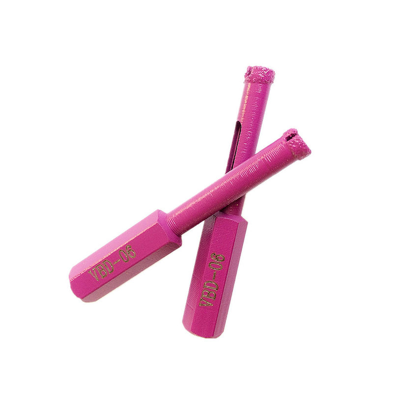 bocados de broca secos do mármore da porcelana da telha de 7*65*10mm Diamond Core Drill Bits For Ganite com longa vida de alta qualidade