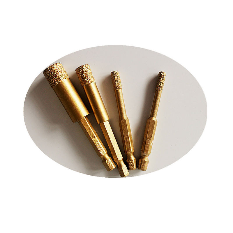 bocados de broca secos do mármore da porcelana da telha de 10*65*10mm Diamond Core Drill Bits For Ganite com longa vida de alta qualidade