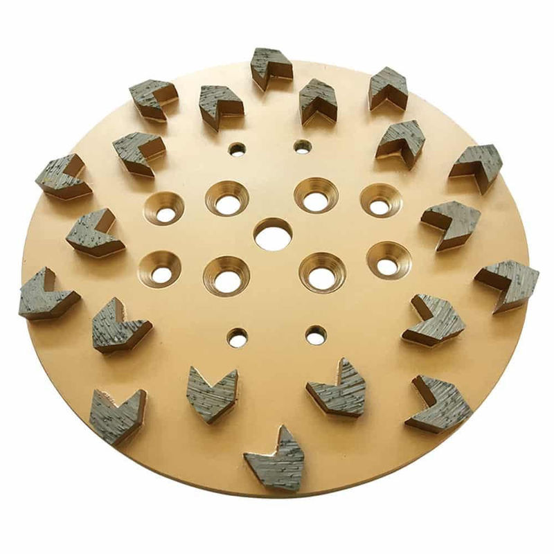 7 no laser de 180mm soldou o concreto segmentado de Diamond Grinding Cup Wheel For, pedra, material de construção