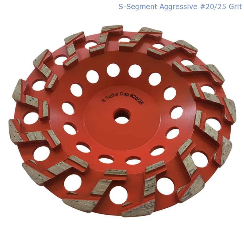 o laser de 150-230mm soldou o concreto segmentado de Diamond Grinding Cup Wheel For, pedra, material de construção